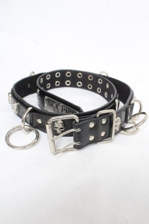 画像: SEX POT ReVeNGe / スカルリングベルト  ブラック Y-26-03-03-003-SP-ZA-SZ-ZY