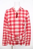 画像1: Emily Temple cute / ギンガムチェックパーカー  赤 Y-26-03-03-037-ET-TO-SZ-ZY (1)
