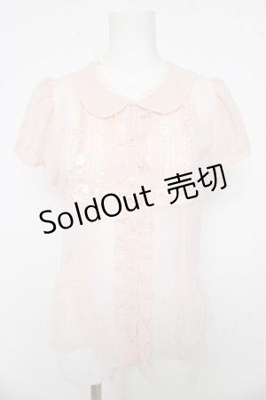 画像: Emily Temple cute / シフォンブラウス  ピンク Y-26-03-03-039-ET-TO-SZ-ZY