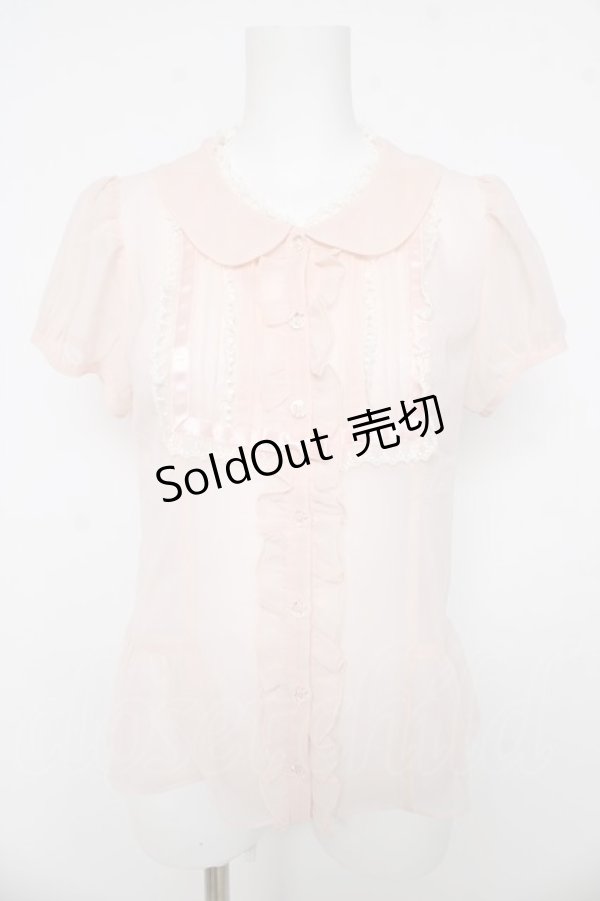 画像1: Emily Temple cute / シフォンブラウス  ピンク Y-26-03-03-039-ET-TO-SZ-ZY (1)