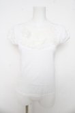 画像1: Emily Temple cute / フロントレースカットソー  シロ Y-26-03-03-040-ET-TO-SZ-ZY (1)