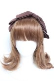画像4: axes femme kawaii / 斜めリボンカチューシャ  ブラウン Y-26-03-06-042-AX-AC-SZ-ZY (4)