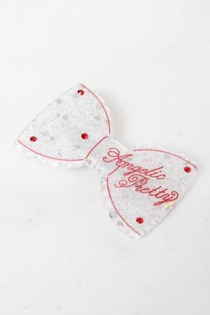画像: Angelic Pretty / きらめきリボンクリップ  白 Y-26-03-06-005-AP-AC-SZ-ZY