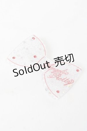 画像: Angelic Pretty / きらめきリボンクリップ  白 Y-26-03-06-005-AP-AC-SZ-ZY