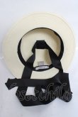 画像6: Ank Rouge / LacyRibbonストローハット   Y-26-03-06-045-CA-AC-SZ-ZY (6)
