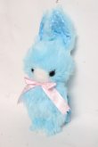 画像2: Angelic Pretty / BUNNY TOYぬいぐるみポーチ  青 Y-26-03-06-046-AP-BG-SZ-ZY (2)
