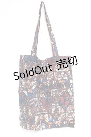 画像: axes femme NOSTALGIE / ステンドグラス柄トート  黒 Y-26-03-06-050-AX-BG-SZ-ZY