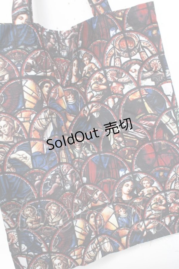 画像2: axes femme NOSTALGIE / ステンドグラス柄トート  黒 Y-26-03-06-050-AX-BG-SZ-ZY (2)