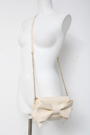 画像: m petit by misako / AMリボンフラップSLD  アイボリー Y-26-03-06-051-LO-BG-SZ-ZY