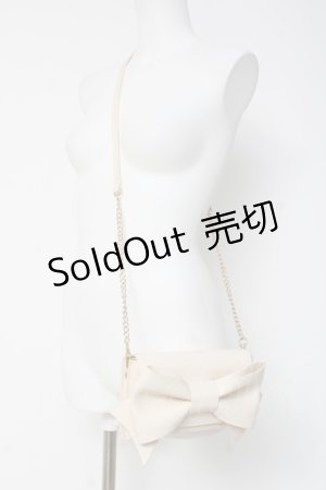 画像: m petit by misako / AMリボンフラップSLD  アイボリー Y-26-03-06-051-LO-BG-SZ-ZY