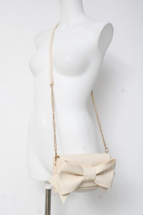 画像1: m petit by misako / AMリボンフラップSLD  アイボリー Y-26-03-06-051-LO-BG-SZ-ZY (1)