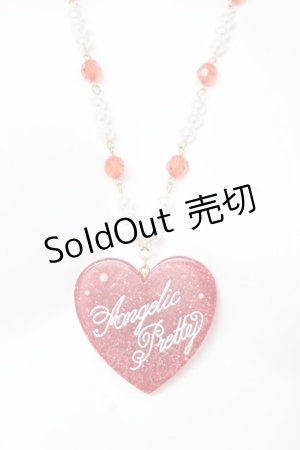 画像: Angelic Pretty / Deco Heartネックレス  赤 Y-26-03-06-006-AP-AC-SZ-ZY