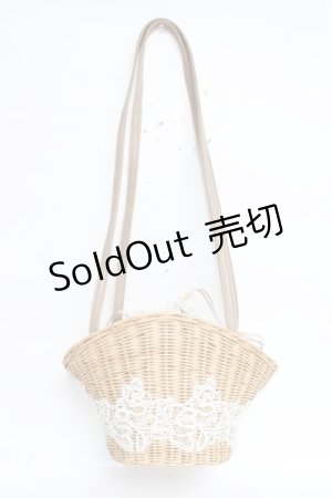 画像: axes femme / カゴバック  ベージュ Y-26-03-06-053-AX-BG-SZ-ZY