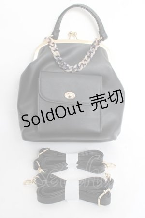 画像: axes femme / プラチェーン2WAYリュック  黒 Y-26-03-06-054-AX-BG-SZ-ZY