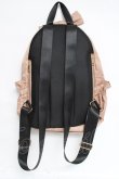 画像2: axes femme / ナイロンギャザーリュック  キャメル Y-26-03-06-059-AX-BG-SZ-ZY (2)