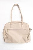画像2: axes femme / 刺繍入りフリルＡ４トート  ベージュ Y-26-03-06-060-AX-BG-SZ-ZY (2)