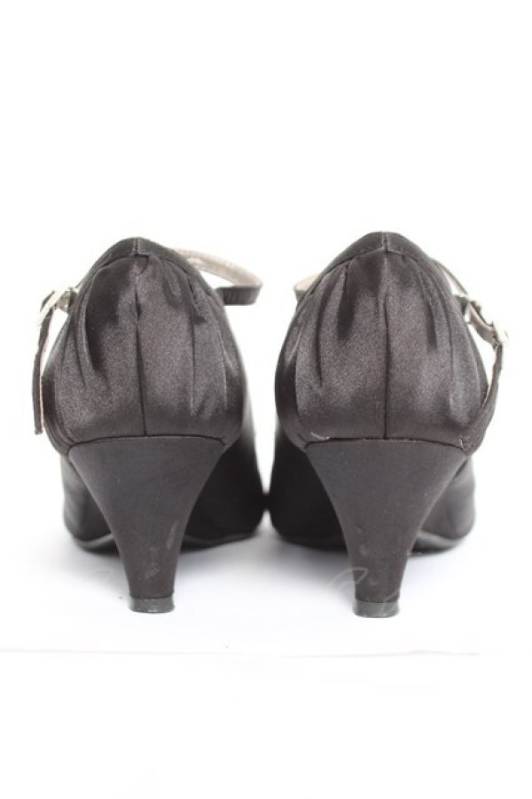 画像3: axes femme / コサージュ付きパンプス M 黒 Y-26-03-06-063-AX-SH-SZ-ZY (3)