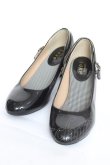 画像1: axes femme / 2WAYプレーンパンプス L 黒 Y-26-03-06-064-AX-SH-SZ-ZY (1)