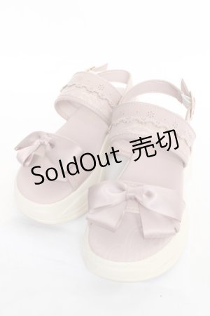 画像: m petit by misako / AMリボンスニーカーサンダル L ピンク Y-26-03-06-065-LO-SH-SZ-ZY