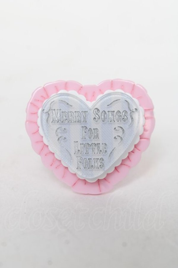 画像2: Angelic Pretty / MELODY TOYSハートリング  ピンク×ラベンダー Y-26-03-06-001-AP-AC-SZ-ZY (2)