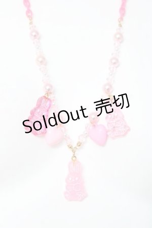 画像: Angelic Pretty / Gummy Bunnyネックレス  ピンク Y-26-03-06-008-AP-AC-SZ-ZY