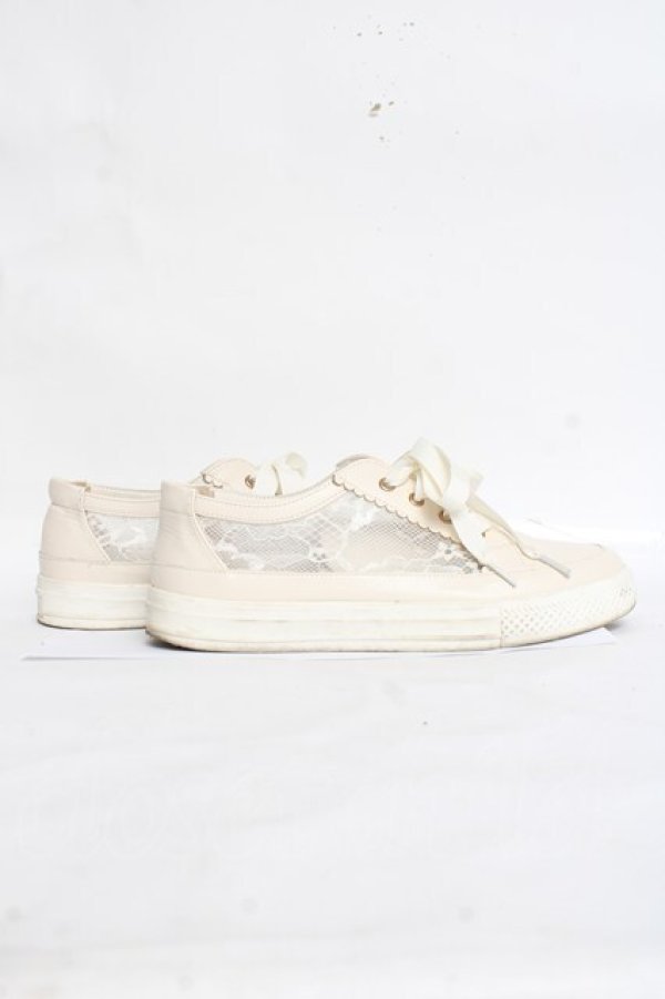 画像4: axes femme / サイドレースシューズ L 生成り Y-26-03-06-066-AX-SH-SZ-ZY (4)