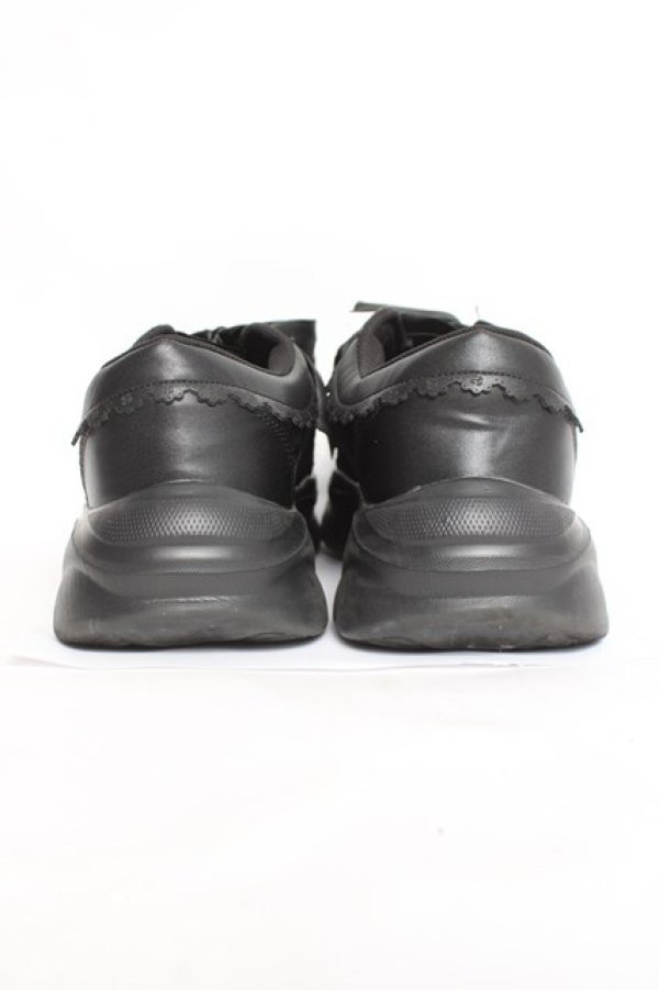 画像3: m petit by misako / m petit by misako×NINA’Sレースリボンスニーカー  黒 Y-26-03-06-067-LO-SH-SZ-ZY (3)