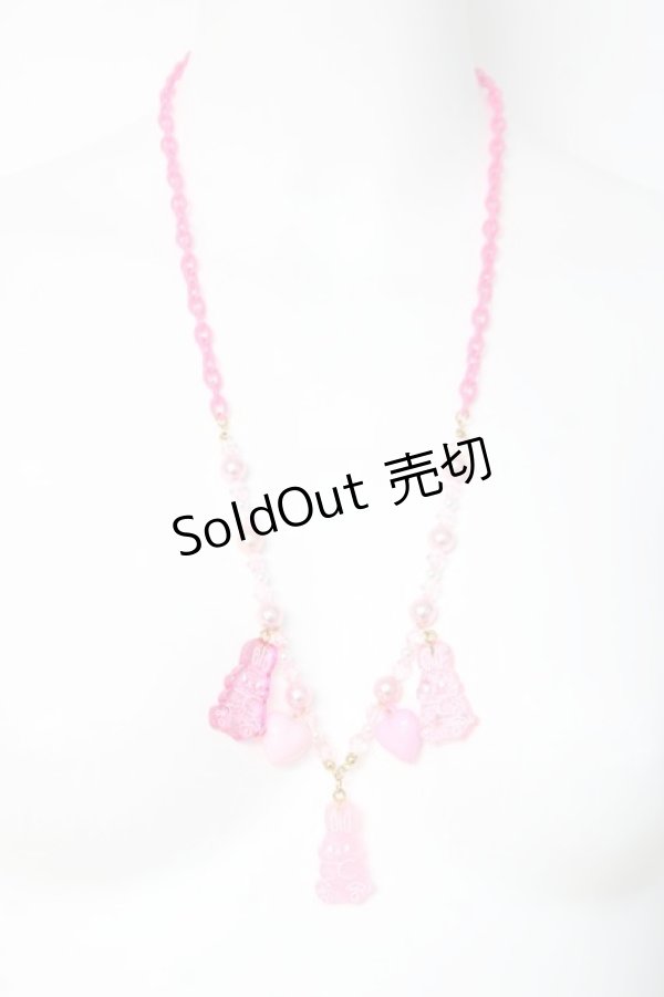 画像2: Angelic Pretty / Gummy Bunnyネックレス  ピンク Y-26-03-06-008-AP-AC-SZ-ZY (2)