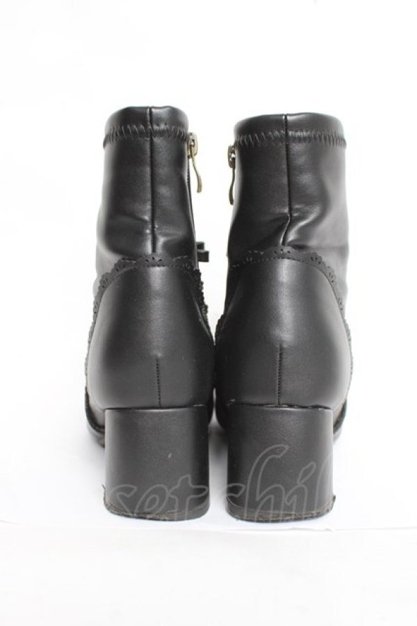 画像3: m petit by misako / ショートブーツ L 中黒 Y-26-03-06-070-LO-SH-SZ-ZY (3)