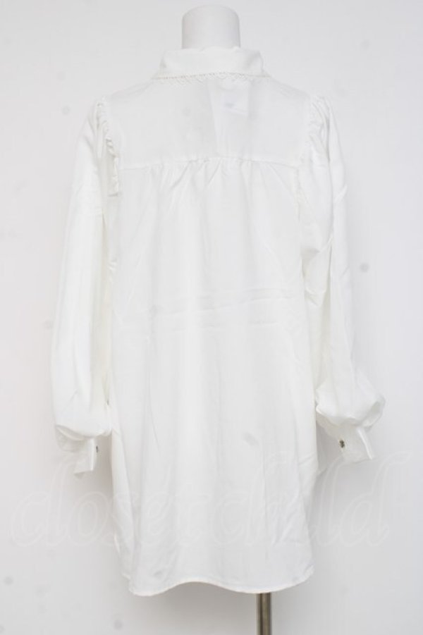 画像2: axes femme / ボリューム袖ブラウス  シロ Y-26-03-06-071-AX-BL-SZ-ZY (2)