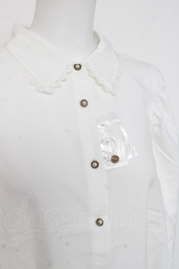 画像3: axes femme / ボリューム袖ブラウス  シロ Y-26-03-06-071-AX-BL-SZ-ZY (3)