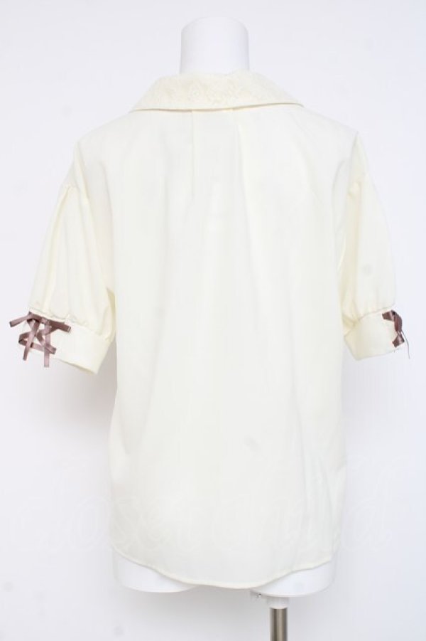 画像2: axes femme / 【美女と野獣】刺繍ブラウス  生成り Y-26-03-06-074-AX-BL-SZ-ZY (2)