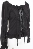画像3: axes femme / グレースブラウス  黒 Y-26-03-06-083-AX-BL-SZ-ZY (3)