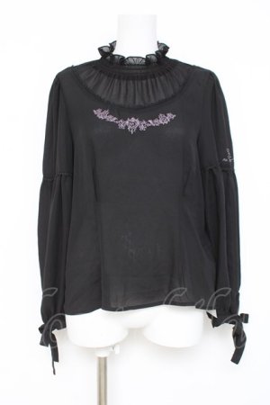 画像: axes femme POETIQUE / ディズニーヴィランズ/ブラウス  黒 Y-26-03-06-084-AX-BL-SZ-ZY