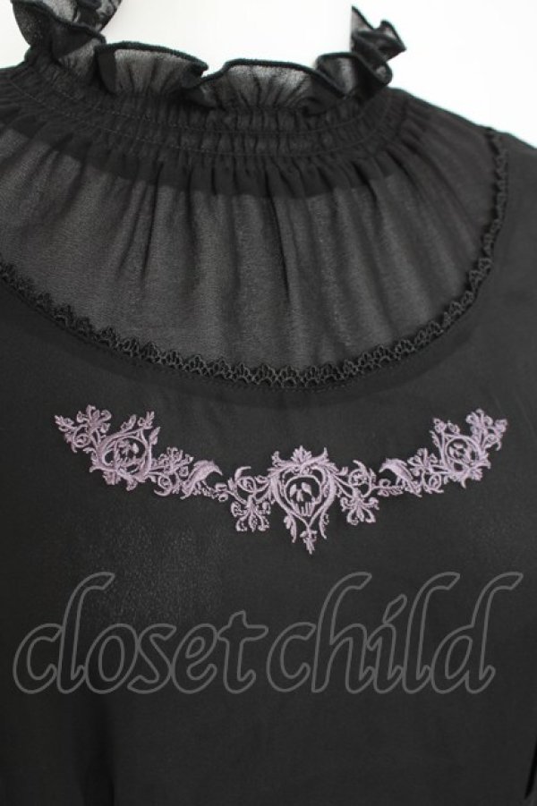 画像4: axes femme POETIQUE / ディズニーヴィランズ/ブラウス  黒 Y-26-03-06-084-AX-BL-SZ-ZY (4)