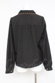画像2: axes femme POETIQUE / プレッツェル刺繍ブラウス  黒 Y-26-03-06-086-AX-BL-SZ-ZY (2)