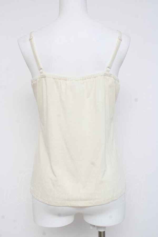 画像2: axes femme / ガーデンキャミ  生成り Y-26-03-06-087-AX-TO-SZ-ZY (2)