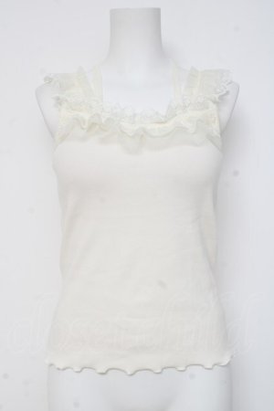 画像: axes femme / パット付きキャミ  生成り Y-26-03-06-089-AX-TO-SZ-ZY