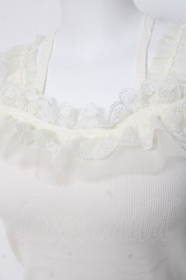 画像3: axes femme / パット付きキャミ  生成り Y-26-03-06-089-AX-TO-SZ-ZY (3)