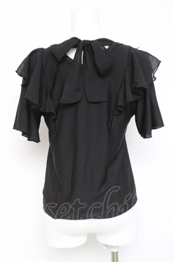 画像2: axes femme / ナポレオン風プルオーバー  黒 Y-26-03-06-106-AX-TO-SZ-ZY (2)