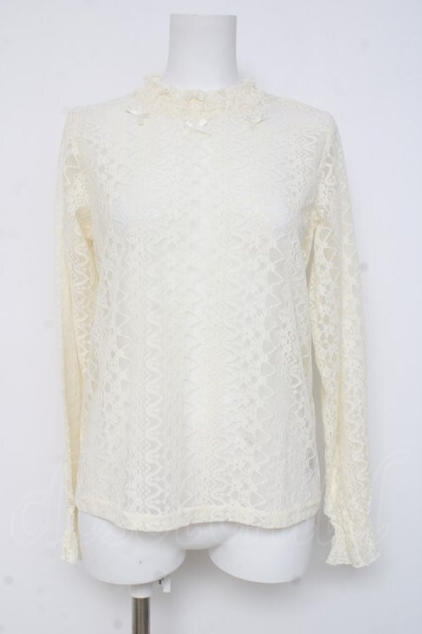 画像1: m petit by misako / レースインナートップス M 生成り Y-26-03-06-114-LO-TO-SZ-ZY (1)