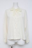 画像1: an another angelus / ショールカラーボウタイブラウス F アイボリー Y-26-03-06-119-CA-BL-SZ-ZY (1)