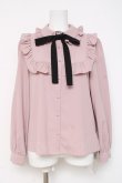 画像1: Ank Rouge / フリルブラウス  ピンク Y-26-03-06-122-CA-BL-SZ-ZY (1)