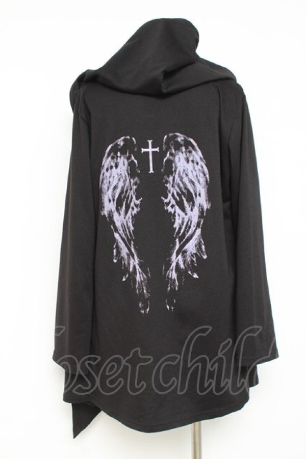 画像2: Drug Honey / プリントカーディガン  黒 Y-26-03-06-123-PU-TO-SZ-ZY (2)