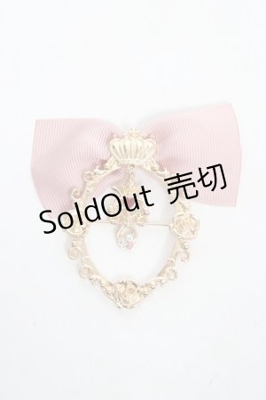 画像: m petit by misako / AMクラウンビジューブローチ  ゴールド Y-26-03-06-016-LO-AC-SZ-ZY