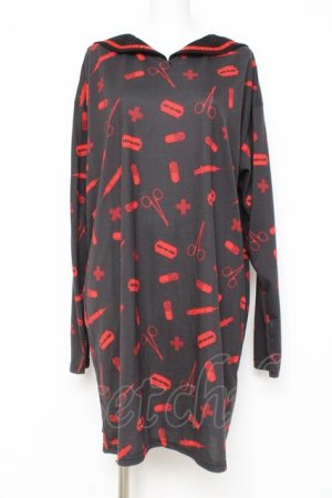 画像: LISTEN FLAVOR / セーラープリントロングT  黒 Y-26-03-06-127-PU-TO-SZ-ZY