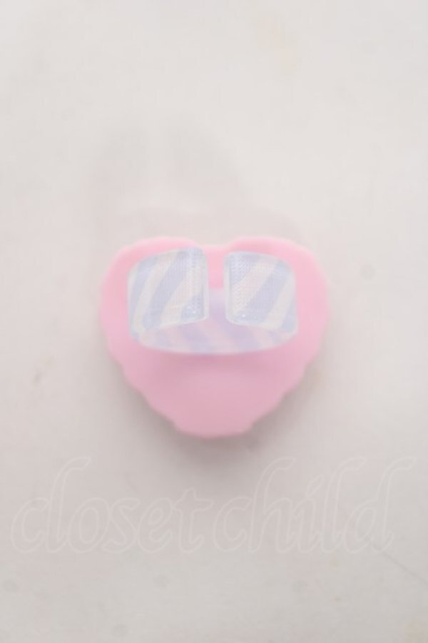 画像4: Angelic Pretty / MELODY TOYSハートリング  ピンク×ラベンダー Y-26-03-06-001-AP-AC-SZ-ZY (4)