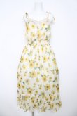 画像1: axes femme / ひまわり柄キャミワンピース  イエロー Y-26-03-06-146-AX-OP-SZ-ZY (1)