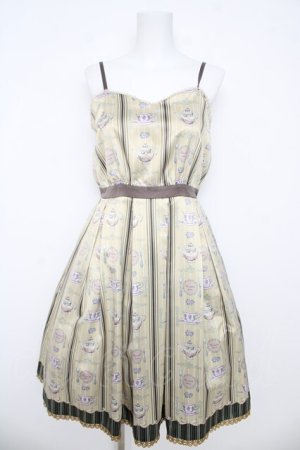 画像: axes femme POETIQUE / アンティークカトラリーワンピース  イエロー Y-26-03-06-147-AX-OP-SZ-ZY