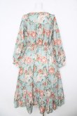 画像2: axes femme / ブルームフラワー柄ワンピース  ミント Y-26-03-06-176-AX-OP-SZ-ZY (2)